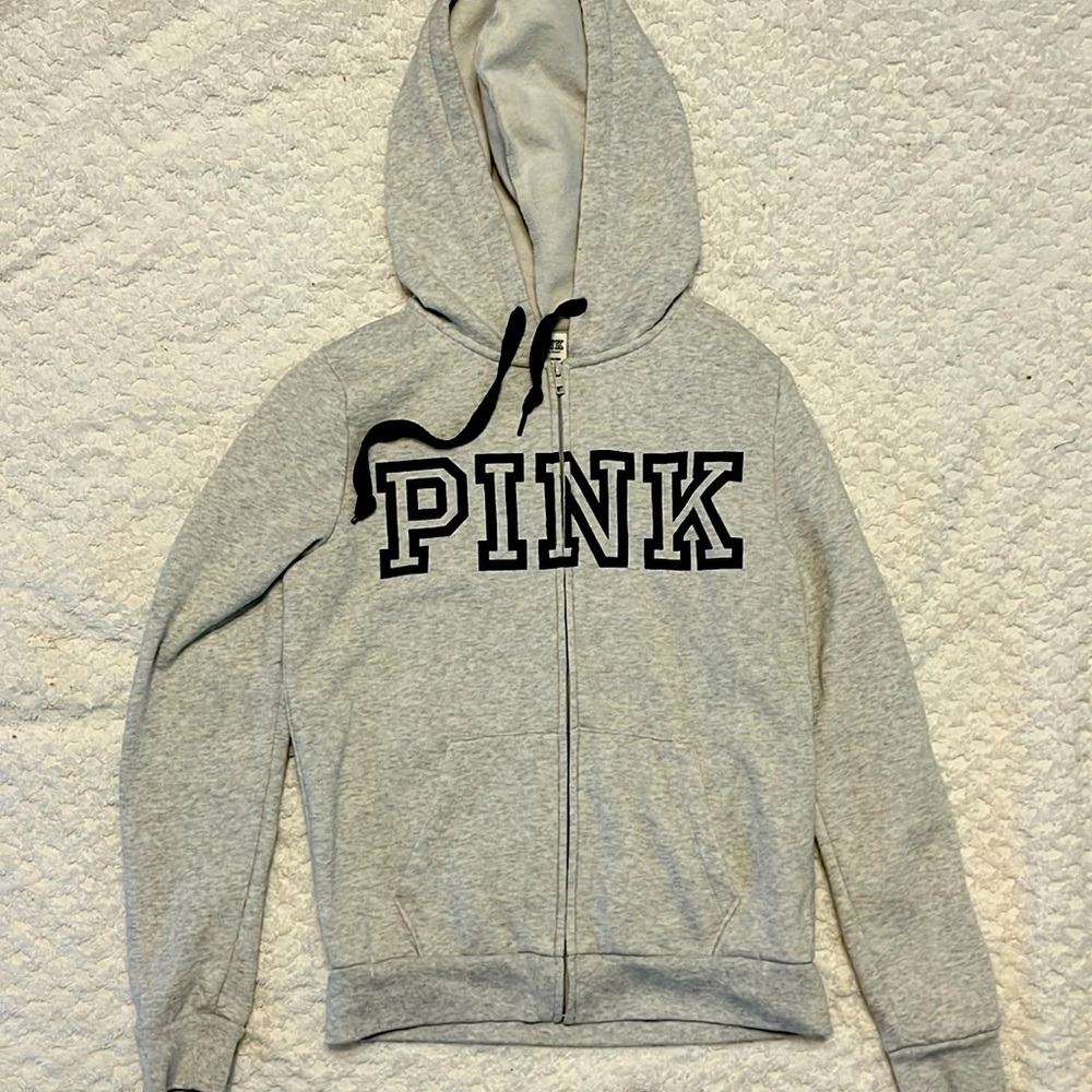 Victoria’s Secret Pink! Everyday campus fleece zippered hoodie
